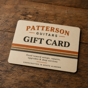 Patterson Guitars E-Gift Certificate